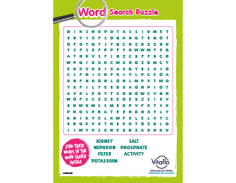 Kidney word search
