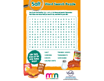 Salt food word search