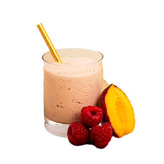 Peach and Raspberry Smoothie