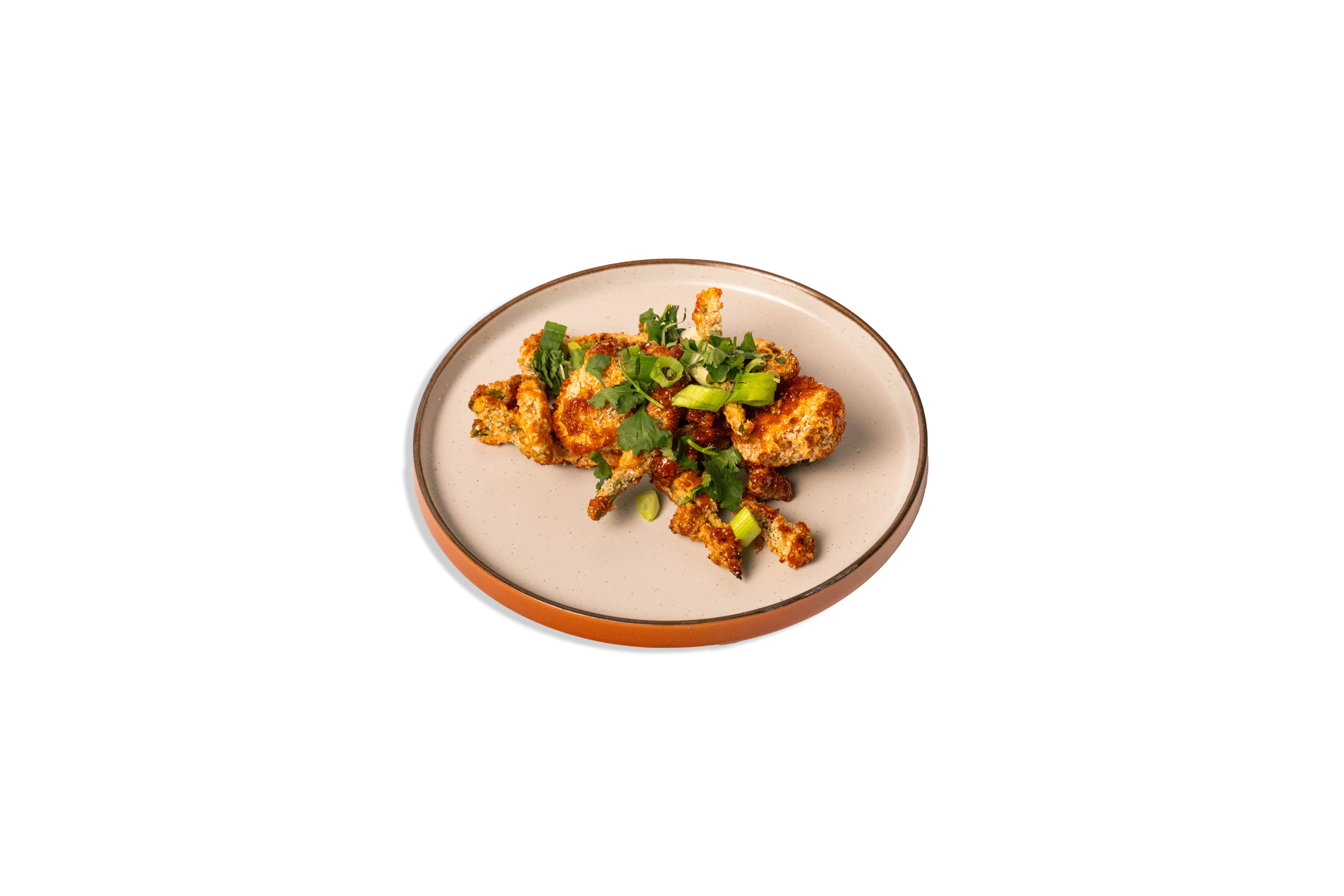 Bang bang cauliflower and asparagus